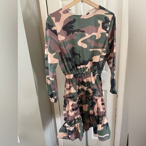 Army printed dress! Very cute for any occasion